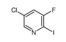 5-氯-3-氟-2-碘吡啶结构式