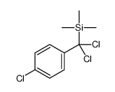 [dichloro-(4-chlorophenyl)methyl]-trimethylsilane结构式