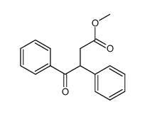 Methyl 3-benzoyl-3-phenylbutanoate Structure