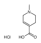 1-methyl-1,2,3,6-tetrahydropyridine-4-carboxylic acid hydrochloride结构式