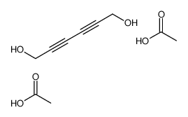 acetic acid,hexa-2,4-diyne-1,6-diol结构式