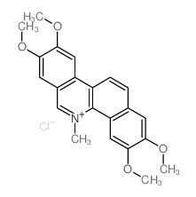 O-Methylfagaronine chloride trihydrate structure