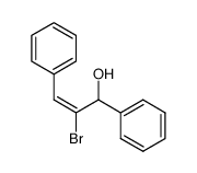 (E)-2-bromo-1,3-diphenylprop-2-en-1-ol Structure