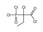 2-chloro-2-dichlorophosphorylbutanoyl chloride Structure