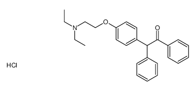 脱氯1,2-二氢-2-氧代克罗米芬盐酸盐结构式
