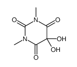 5,5-dihydroxy-1,3-dimethyl-1,3-diazinane-2,4,6-trione结构式