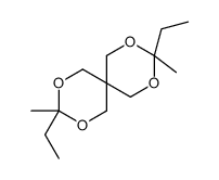 3,9-diethyl-3,9-dimethyl-2,4,8,10-tetraoxaspiro[5.5]undecane Structure