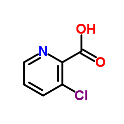 3-氯-2-吡啶甲酸结构式