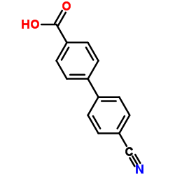 4'-Cyano-4-biphenylcarboxylic acid Structure