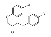 1,3-bis(4-chlorophenoxy)propan-2-one Structure