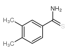 3,4-二甲基硫代苯甲酰胺结构式