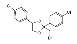 2-(bromomethyl)-2,4-bis(4-chlorophenyl)-1,3-dioxolane Structure