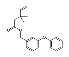 (3-phenoxyphenyl)methyl 3,3-dimethylpent-4-enoate Structure