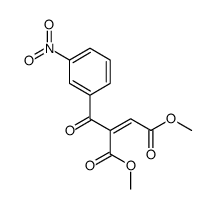 dimethyl 2-(3-nitrobenzoyl)but-2-enedioate结构式
