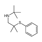 N-tert-butyl-2-methyl-2-phenylsulfanylpropan-1-amine Structure