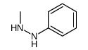 1-methyl-2-phenylhydrazine Structure
