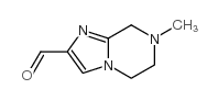 7-甲基-5,6,7,8-四氢咪唑并[1,2-a]吡嗪-2-甲醛结构式