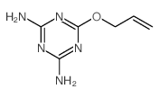 1,3,5-Triazine-2,4-diamine, 6-(2-propenyloxy)- (9CI) Structure