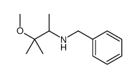N-benzyl-3-methoxy-3-methylbutan-2-amine Structure