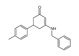 3-(benzylamino)-5-(4-methylphenyl)cyclohex-2-en-1-one结构式