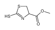 methyl 2-sulfanylidene-1,3-thiazolidine-4-carboxylate结构式