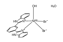 [NiBr2(1,3-bis(benzimidazol-2-yl)benzene)(H2O)]*H2O结构式