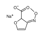 (Z)-alpha-(methoxyimino)furoic acid, sodium salt Structure