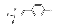 (E)-1-fluoro-4-(3,3,3-trifluoroprop-1-en-1-yl)benzene结构式