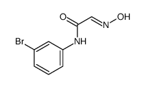 N-(3-bromophenyl)-2-hydroxyiminoacetamide结构式