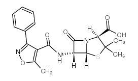 苯唑西林结构式