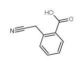 2-(氰基甲基)苯甲酸结构式