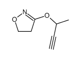 3-but-3-yn-2-yloxy-4,5-dihydro-1,2-oxazole结构式