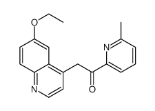 2-(6-ethoxy-4-quinolyl)-1-(6-methyl-2-pyridyl)ethanone结构式