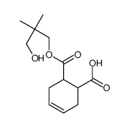 2,2-二甲基-1,3-丙二醇和4-环己烯-1,2-二羧酸生成的酯结构式