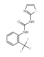 1-(1,3-thiazol-2-yl)-3-[2-(trifluoromethyl)phenyl]urea Structure