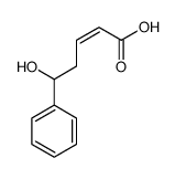 5-hydroxy-5-phenylpent-2-enoic acid结构式