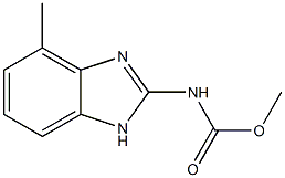 methyl [4(or 5)-methyl-1H-benzimidazol-2-yl]carbamate Structure