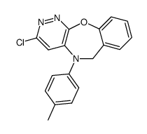 3-chloro-5-(p-tolyl)-5,6-dihydrobenzo[f]pyridazino[3,4-b][1,4]oxazepine Structure