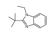 1H-Benzimidazole,2-(1,1-dimethylethyl)-1-ethyl-(9CI) Structure