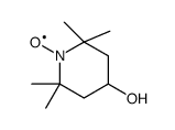 4-Hydroxy-2,2,6,6-tetramethylpiperidine N-oxide结构式