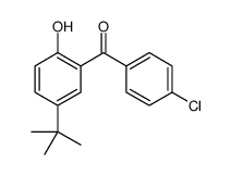 (5-tert-butyl-2-hydroxyphenyl)-(4-chlorophenyl)methanone Structure