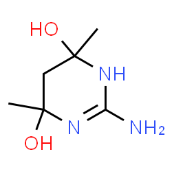 4,6-Pyrimidinediol, 2-amino-1,4,5,6-tetrahydro-4,6-dimethyl- (9CI)结构式