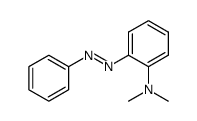 2-Phenylazo-N,N-dimethylanilin结构式