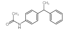Acetamide,N-[4-(1-phenylethyl)phenyl]-结构式