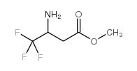 METHYL 3-AMINO-4,4,4-TRIFLUOROBUTYRATE Structure