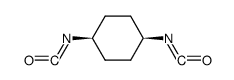 cis-1,4-cyclohexylene diisocyanate Structure