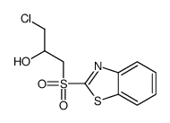 1-(1,3-benzothiazol-2-ylsulfonyl)-3-chloropropan-2-ol结构式