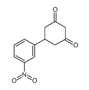 5-(3-nitro-phenyl)-cyclohexane-1,3-dione Structure