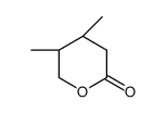 (4R,5R)-4,5-dimethyloxan-2-one结构式