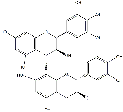 Gallocatechin-(4α→8)-catechin结构式